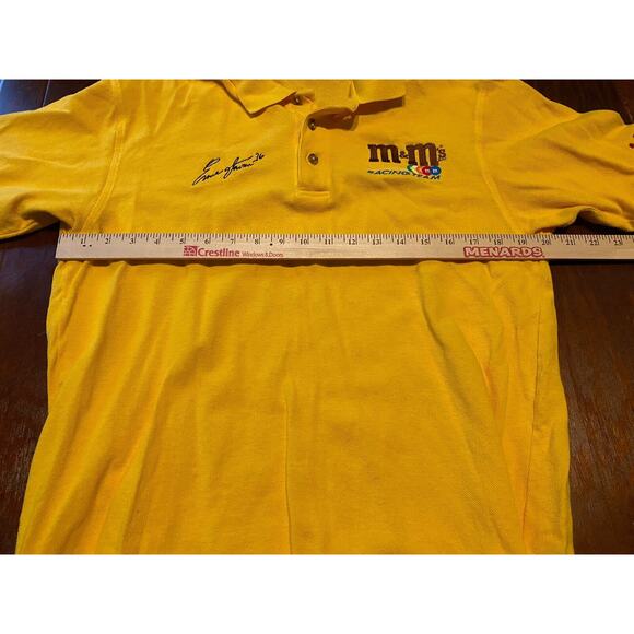 Ernie Irvan NASCAR #36 MB2 Racing M&M's Polo Medium VTG Classic Hi Low Racing - Picture 5 of 6